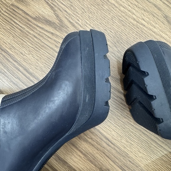 Y2K Sorel Medina Boots Womens 8 Blue Calf Hair Tall Knee High 2000s Rain Boots - Picture 14 of 16